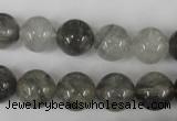 CCQ304 15.5 inches 12mm round cloudy quartz beads wholesale