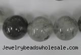 CCQ306 15.5 inches 16mm round cloudy quartz beads wholesale