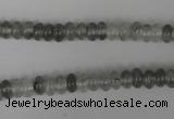 CCQ325 15.5 inches 4*6mm rondelle cloudy quartz beads wholesale