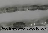 CCQ355 15.5 inches 6*12mm cuboid cloudy quartz beads wholesale