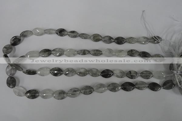 CCQ400 15.5 inches 10*15mm marquise cloudy quartz beads wholesale