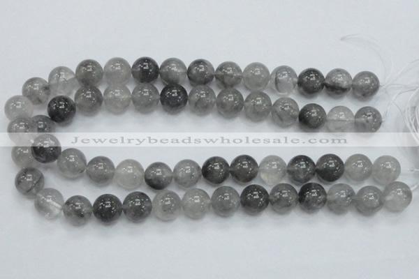 CCQ54 15.5 inches 14mm round cloudy quartz beads wholesale