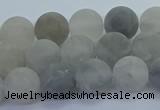 CCQ562 15.5 inches 8mm round matte cloudy quartz beads wholesale