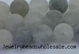 CCQ563 15.5 inches 10mm round matte cloudy quartz beads wholesale