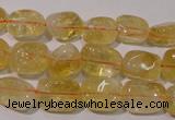 CCR218 15.5 inches 9*13mm nuggets natural citrine gemstone beads