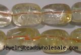 CCR220 15.5 inches 14*23mm nuggets natural citrine gemstone beads