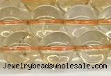 CCR347 15.5 inches 10mm round natural citrine beads wholesale