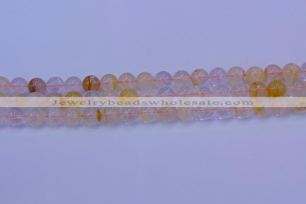 CCR363 15.5 inches 10mm round citrine beads wholesale