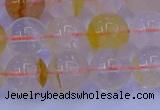 CCR364 15.5 inches 12mm round citrine beads wholesale