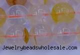 CCR365 15.5 inches 14mm round citrine beads wholesale