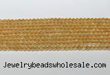 CCR377 15.5 inches 4.5-5mm round citrine gemstone beads wholesale