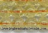 CCR381 15 inches 6mm round citrine beads wholesale