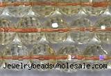 CCR391 15 inches 7mm faceted round citrine beads wholesale