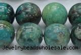 CCS17 15.5 inches 18mm round natural chrysocolla gemstone beads