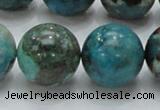 CCS18 15.5 inches 20mm round natural chrysocolla gemstone beads