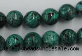 CCS205 15.5 inches 12mm round natural Chinese chrysocolla beads