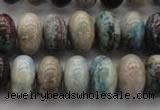 CCS28 15.5 inches 10*16mm rondelle natural chrysocolla gemstone beads