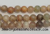 CCS303 15.5 inches 8mm round natural sunstone beads wholesale