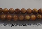 CCS351 15.5 inches 6mm round AB grade natural golden sunstone beads