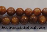 CCS383 15.5 inches 10mm round AAA grade natural golden sunstone beads