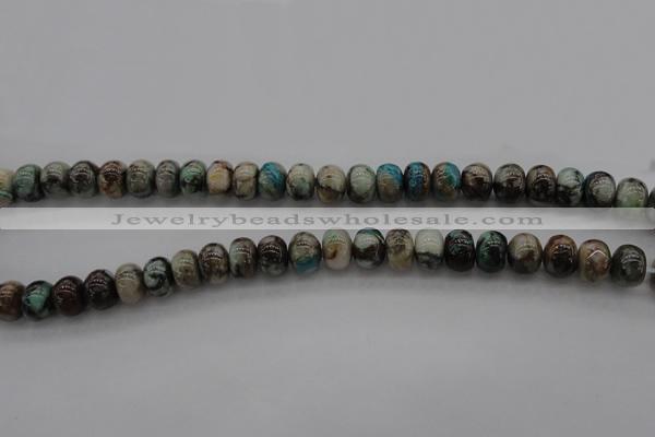 CCS43 15.5 inches 5*8mm rondelle natural chrysocolla gemstone beads