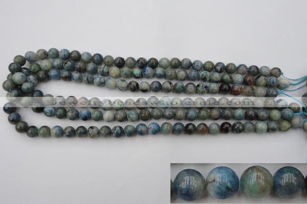 CCS502 15.5 inches 8mm round natural chrysocolla gemstone beads