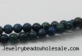 CCS51 16 inches 6mm round dyed chrysocolla gemstone beads wholesale