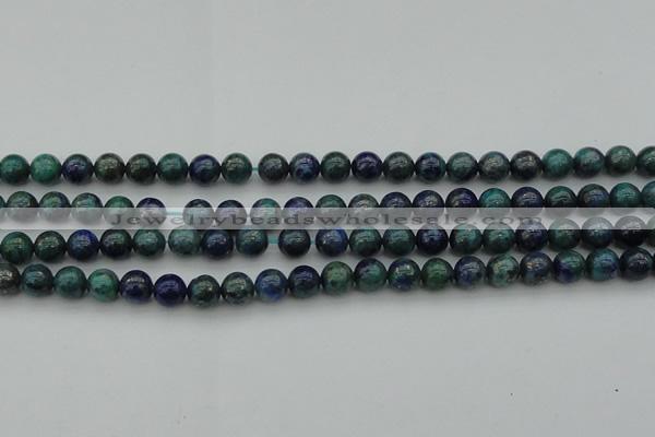 CCS522 15.5 inches 8mm round dyed chrysocolla gemstone beads