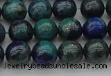 CCS524 15.5 inches 12mm round dyed chrysocolla gemstone beads