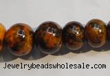 CCS566 15.5 inches 8*10mm - 12*16mm rondelle dyed chrysocolla beads