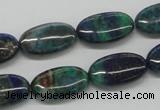 CCS60 16 inches 10*20mm oval dyed chrysocolla gemstone beads