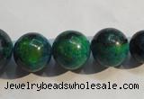 CCS609 15.5 inches 10mm – 20mm round dyed chrysocolla gemstone beads