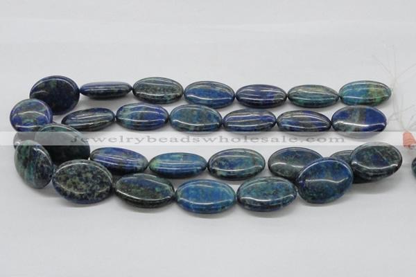 CCS61 16 inches 22*30mm oval dyed chrysocolla gemstone beads