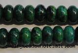 CCS617 15.5 inches 8*12mm rondelle dyed chrysocolla gemstone beads