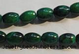 CCS630 15.5 inches 8*12mm rice dyed chrysocolla gemstone beads