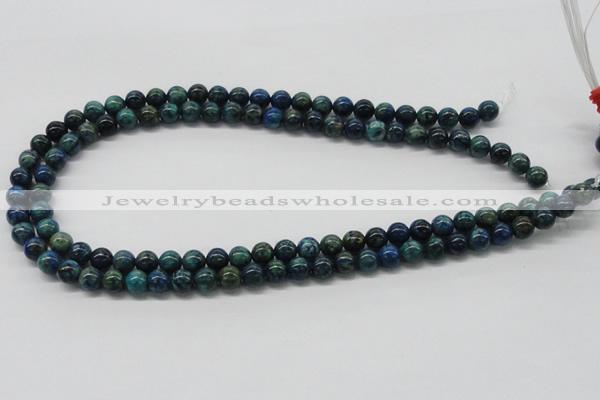 CCS70 15.5 inches 10mm round dyed chrysocolla gemstone beads