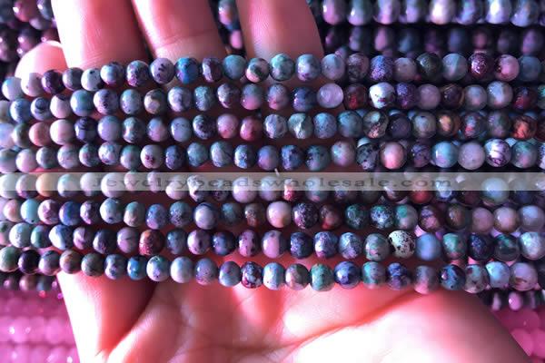 CCS851 15.5 inches 6mm round natural chrysocolla beads wholesale