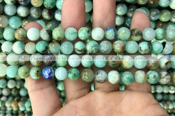 CCS866 15.5 inches 8mm round chrysocolla gemstone beads