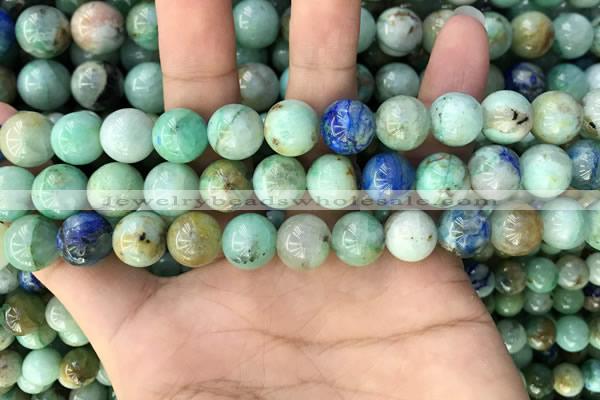 CCS868 15.5 inches 12mm round chrysocolla gemstone beads