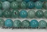 CCS872 15.5 inches 4mm round natural chrysocolla gemstone beads