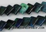 CCS88 15.5 inches 12*12mm diamond dyed chrysocolla gemstone beads