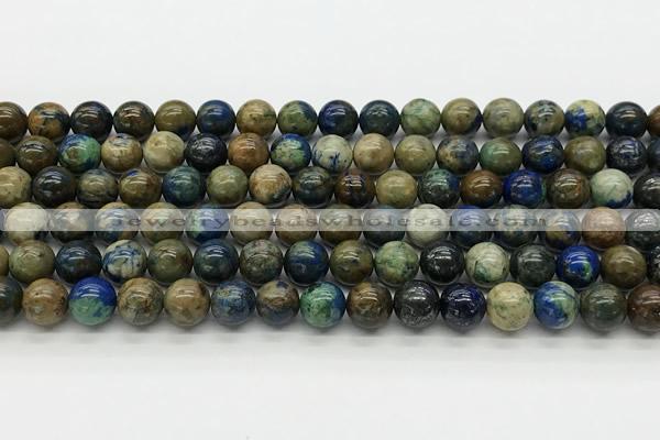 CCS909 15 inches 8mm round chrysocolla gemstone beads