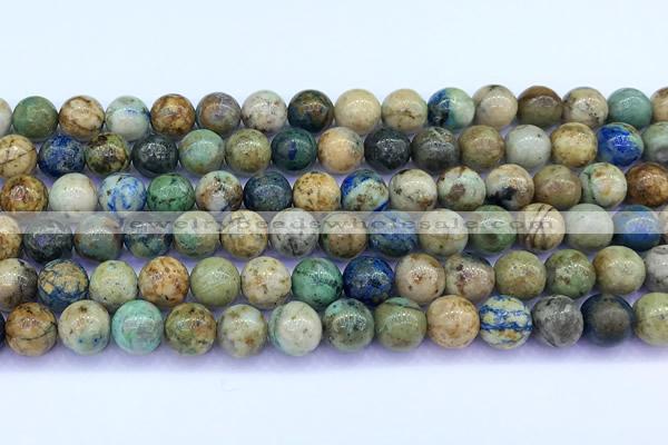 CCS927 15 inches 8mm round chrysocolla beads