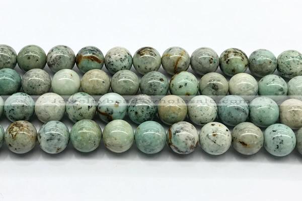 CCS943 15 inches 12mm round chrysocolla beads