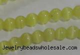 CCT1206 15 inches 4mm round cats eye beads wholesale