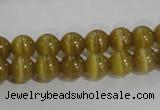 CCT1212 15 inches 4mm round cats eye beads wholesale