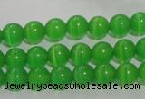 CCT1225 15 inches 4mm round cats eye beads wholesale