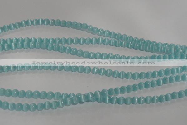 CCT1227 15 inches 4mm round cats eye beads wholesale