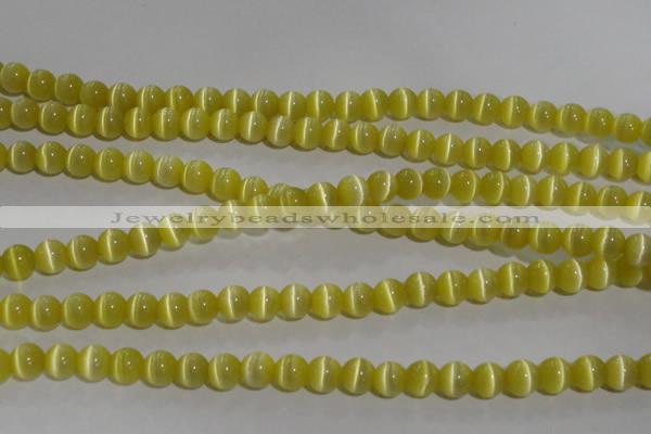 CCT1273 15 inches 5mm round cats eye beads wholesale