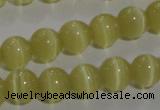 CCT1276 15 inches 5mm round cats eye beads wholesale